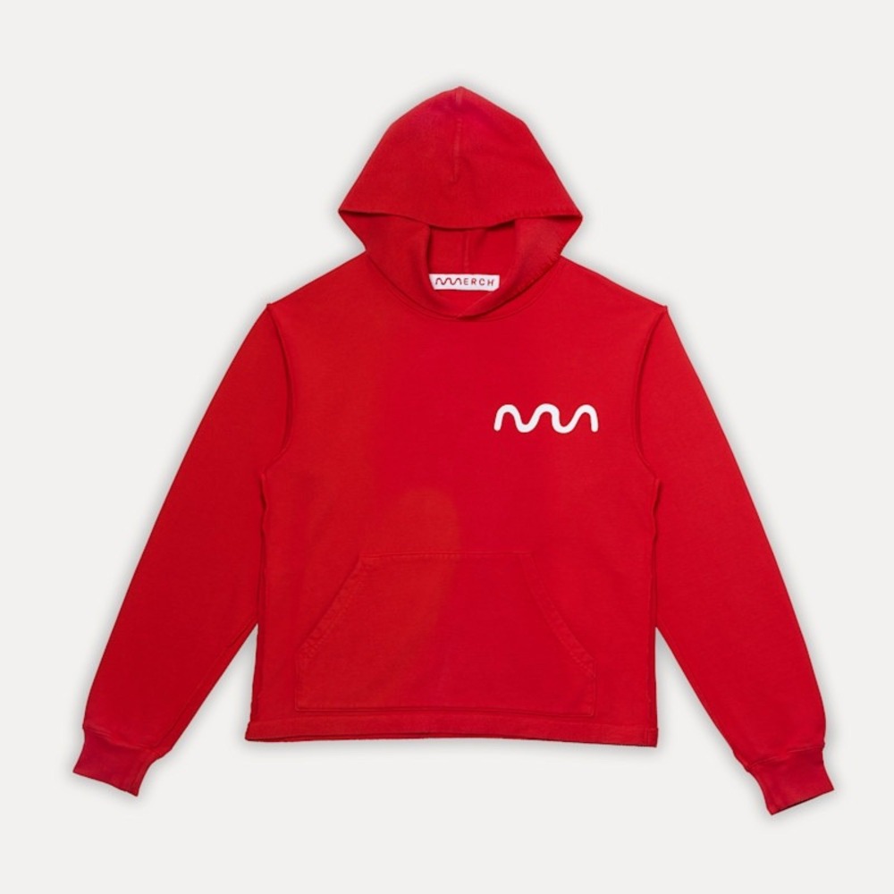 RARE Minnie Muse MMerch Red French Terry Reversible Hoodie Small Streetwear